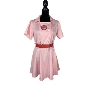 Official Women's A League of Their Own Rockford Peach Dottie Costume Size XL